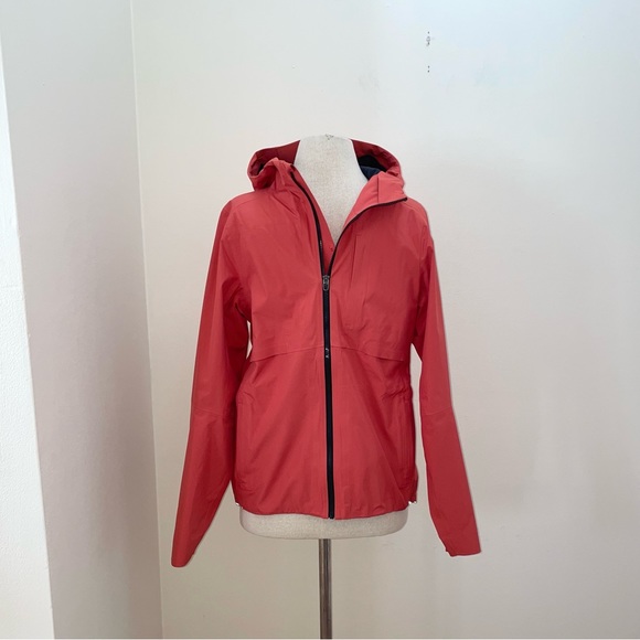 Lululemon Glyde Outpour Shell Rain Windbreaker Jacket In Salmon Pink Size Small - Picture 3 of 16